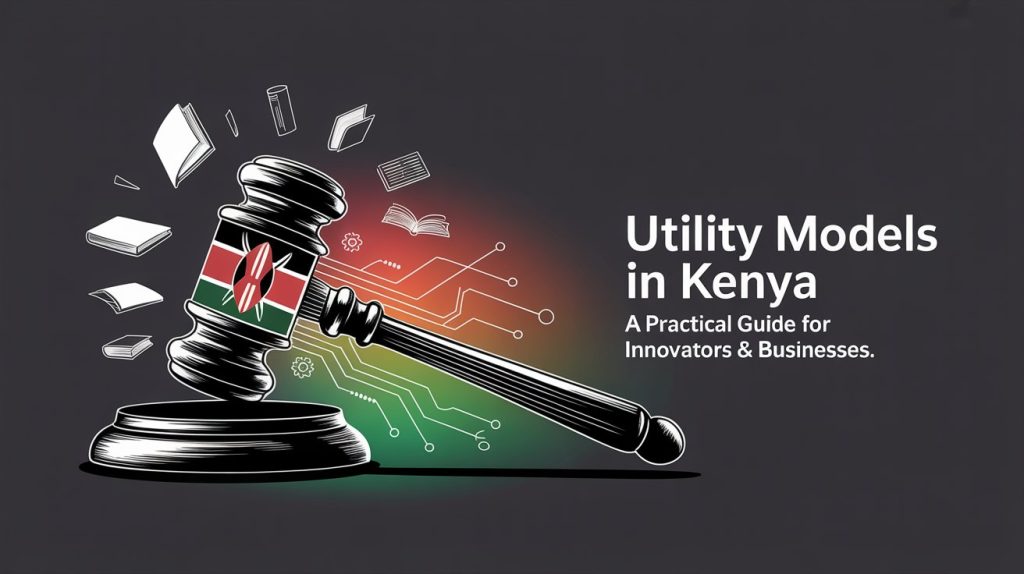 An image depicting Learn what utility models are in Kenya, who qualifies, their benefits, and how they differ from patents. A practical guide by George Omwansa Okenyo for innovators, SMEs, and businesses.