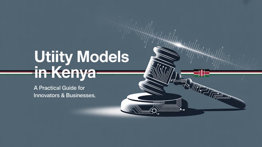 An image depicting Learn what utility models are in Kenya, who qualifies, their benefits, and how they differ from patents. A practical guide by George Omwansa Okenyo for innovators, SMEs, and businesses.