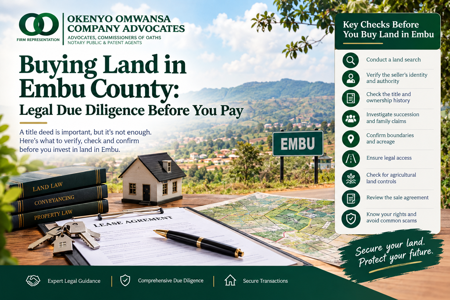 Buying Land in Embu: Legal Due Diligence