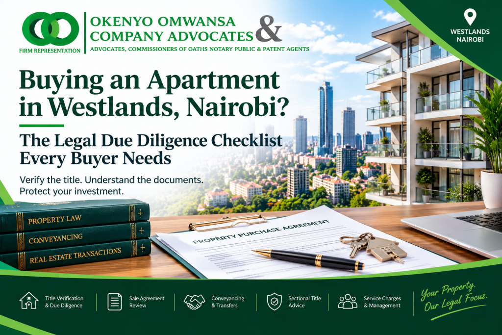 Westlands Apartment Purchase Legal Guide