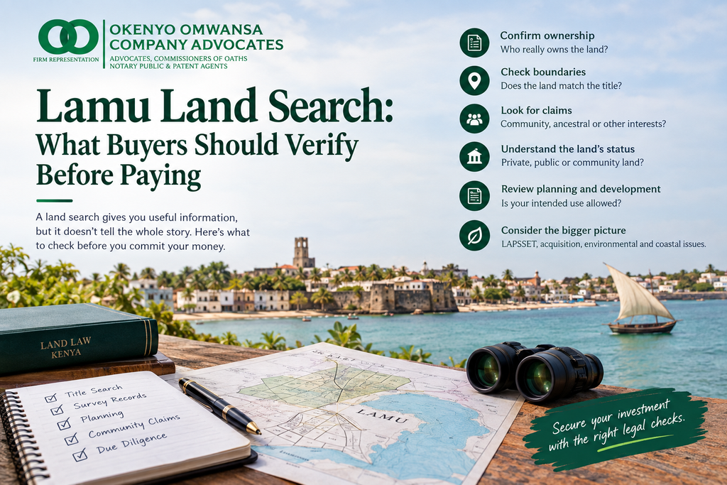 Lamu Land Search: Buyer’s Checklist