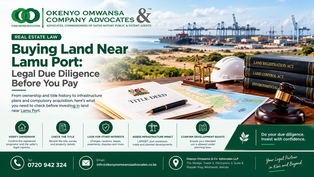 buying land near Lamu Port